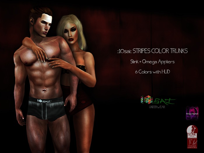 ::10sai::Stripes Color Trunks - Appliers[WEAR ME TO UNPACK]
