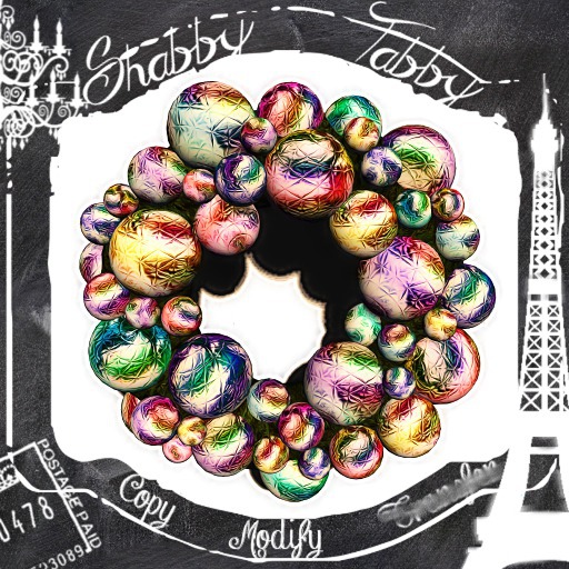 *Shabby* Bohoho Ornament Wreath