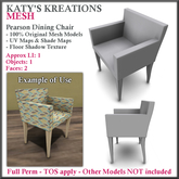 FULL PERM MESH  Dining Chair - Pearson. FP Mesh Model. Skandi Style