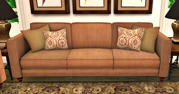 Straight Arm Sofa Sienna v3
