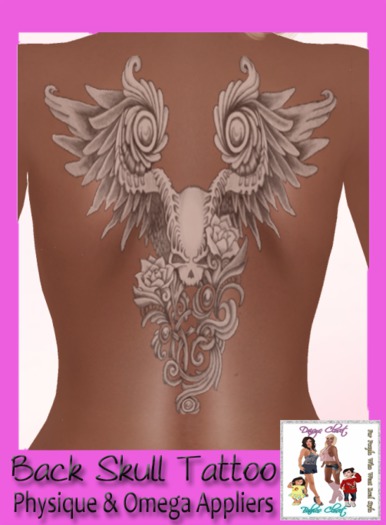 *DC - Back Skull Tattoo Boxed*