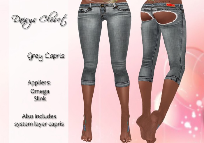 *DC - Grey Capris Boxed*