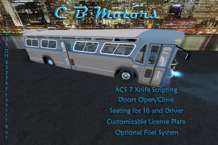 CBM 1973 TDH 4523A Transit Bus