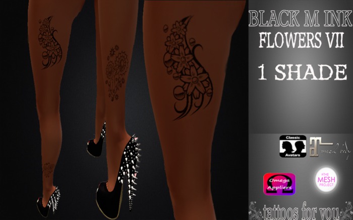 TATTOO FLOWERS VII