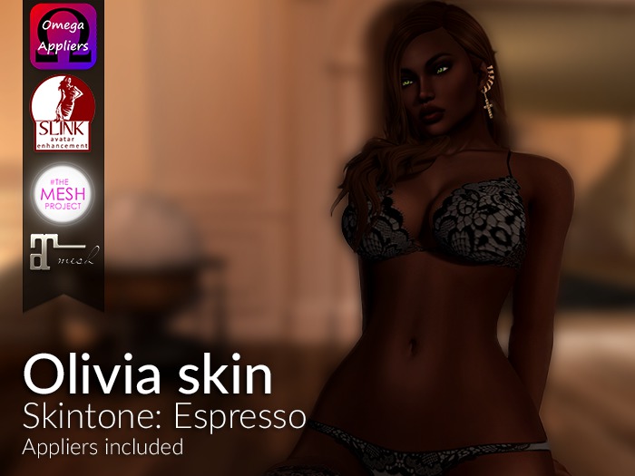 LURE: Olivia skin - Espresso (Appliers & BoM)