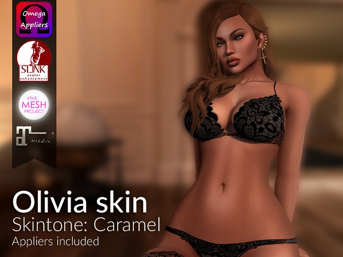 LURE: Olivia skin - Caramel (Appliers & BoM)