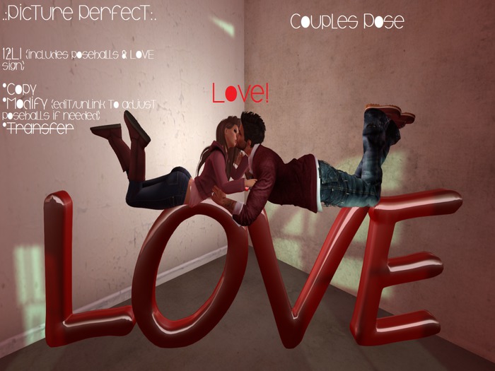 .:Picture Perfect:. Couples Pose - LOVE! (boxed)