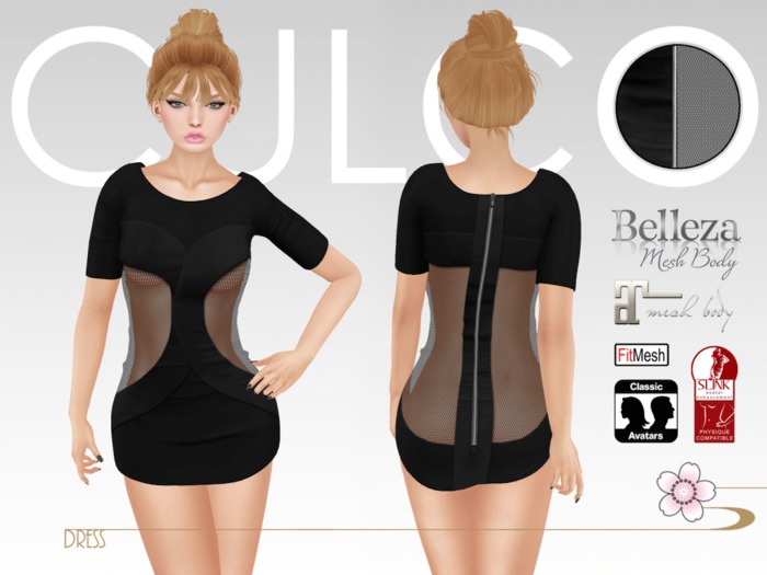 -Culco- Bandage Dress - Black