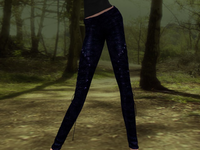 GlamGal Croc Blue Pants Box