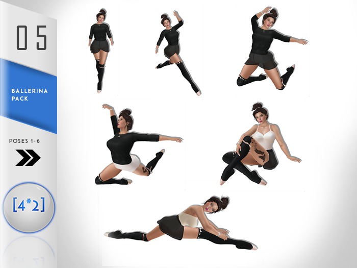 [4*2] Single Pose - Ballerina Set