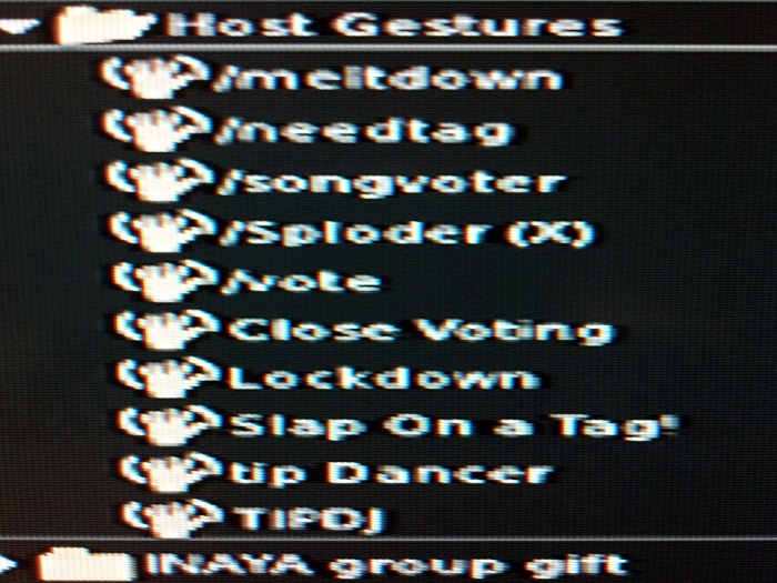 Host Gestures