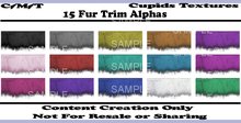 15 Fur Trim Textures alpha bottom