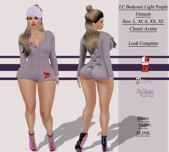 J.C Bodysuit light purple