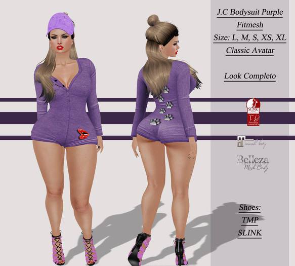 J.C Bodysuit purple