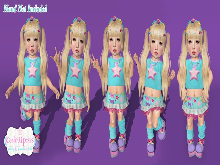 {Confetti Poses} Kawaii