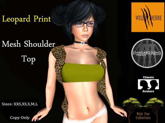 Leopard Shoulder Top