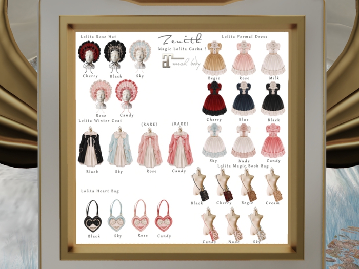 =Zenith=Lolita Magic Book Bag (Cherry) -Rigged