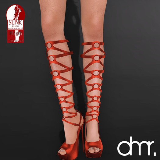 [DR]Shoes Gladiator Red GD ::Mesh::