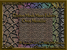 Glitter Mesh Maze Over Metallic Fabric Seamless Textures Materials Ready Full Perms 1024x1024