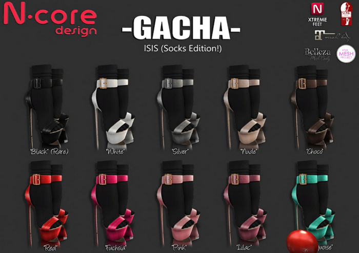 N-core Gacha! ISIS (Black Socks) "Pink" DOMI