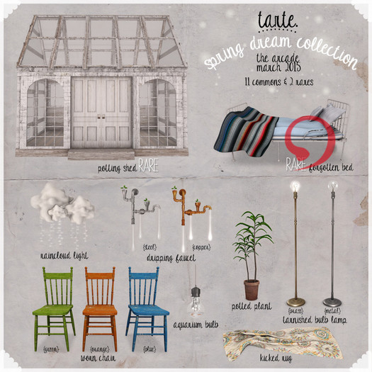 tarte. worn chair (green)