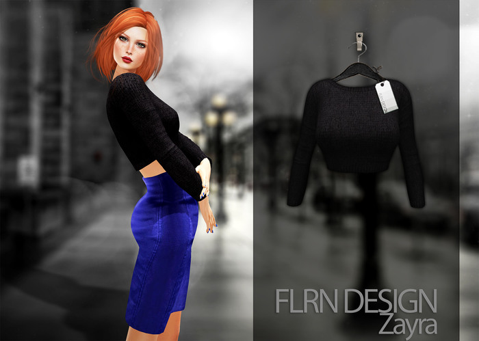 [FLRN] Zayra Top_Black