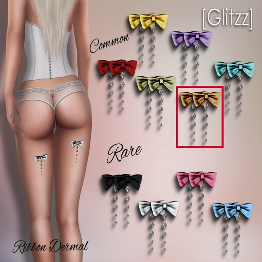 [Glitzz] Ribbon Dermal - Orange