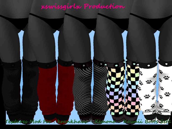 Textures Mod For : krankhaus - Kemono - Kowaii Boots Set1