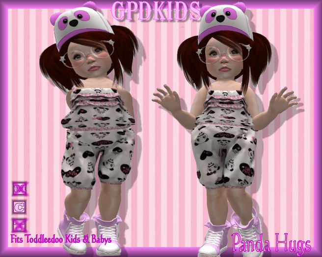 GPDKIDS Panda Hugs Panda