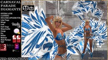1499 Zed Sensations*.Carnaval Parade Diamante blue