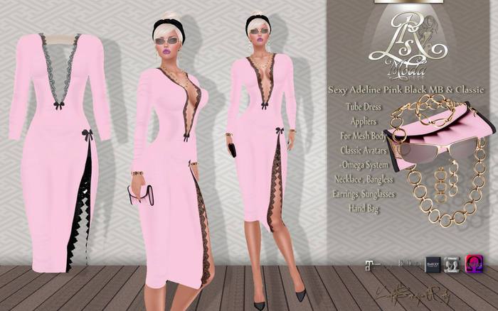 LSR - Sexy Adeline Pink Black MB & Classic