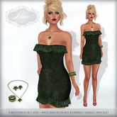 *Lurve* Autumn Cocktail Dress - Sage