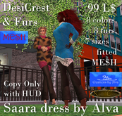 *Saara Dress by Alva* DesiCrest & Furs -50%