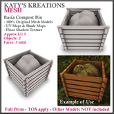 *KK* MESH Pamela Mini Shed Vendor