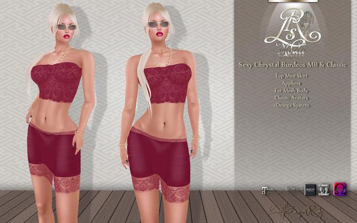 LSR - Sexy Chrystal Burdeos MB & Classic