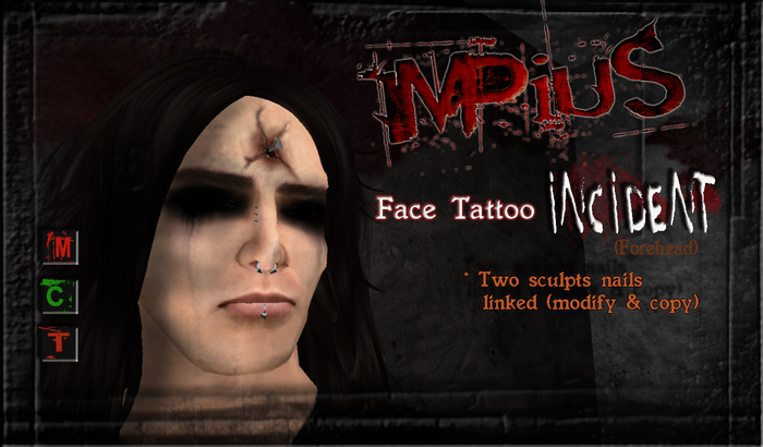 [IMPIUS designs] Incident - face tattoo