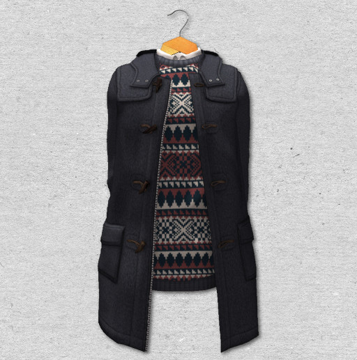 BlankLine DuffleCoat Navy