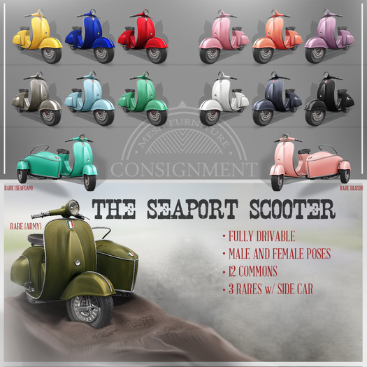[Con.] Seaport Scooter  - Rezzer HUD - White