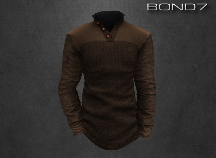 *BOND7* Lumberjack Sweater (Brown)