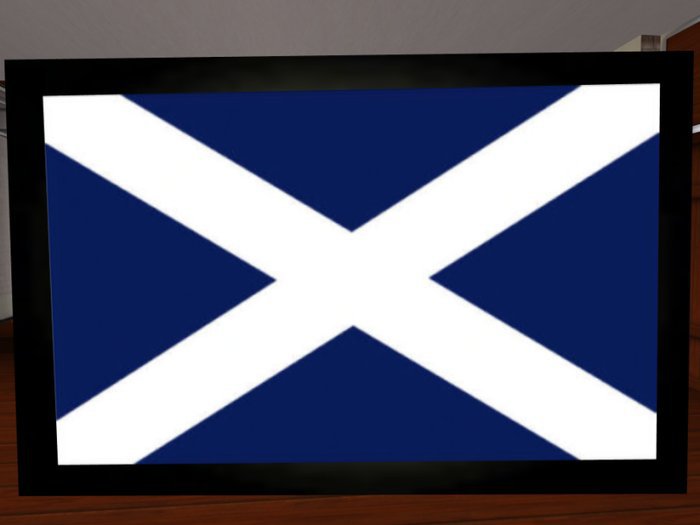 Framed Flag Scotland