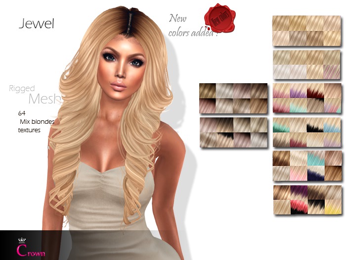 .::Crown::. Long Hair "Jasmin" DEMO V2.0