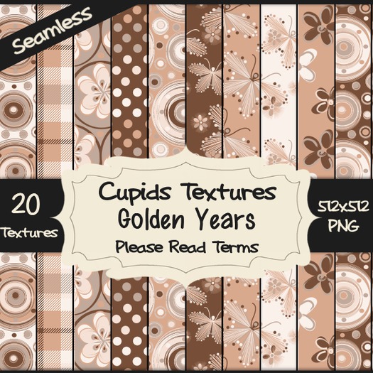 *Cupids Textures * 20 GOLDEN YEARS