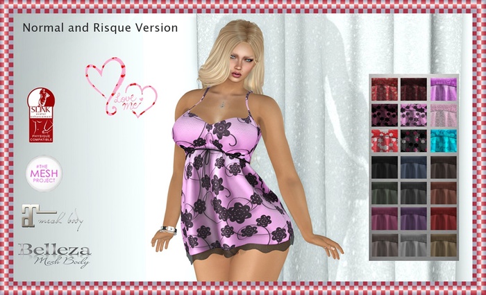 DEMO-Love Me BabyDoll - Fitmesh