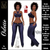 JCD Odette Red Top & Jeans (bagged)