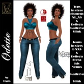 JCD Odette Red Top & Jeans (bagged)