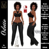 JCD Odette Red Top & Jeans (bagged)