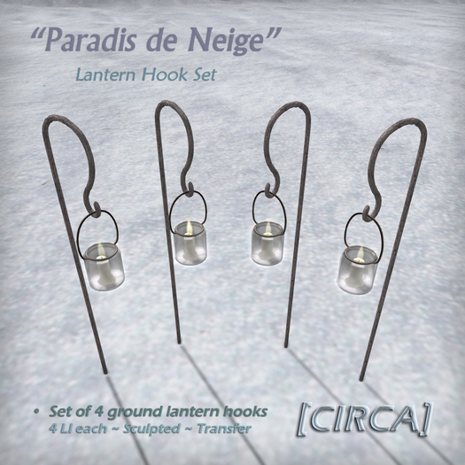 [CIRCA] Pkg - "Paradis de Neige" - Winter Sitting Stump
