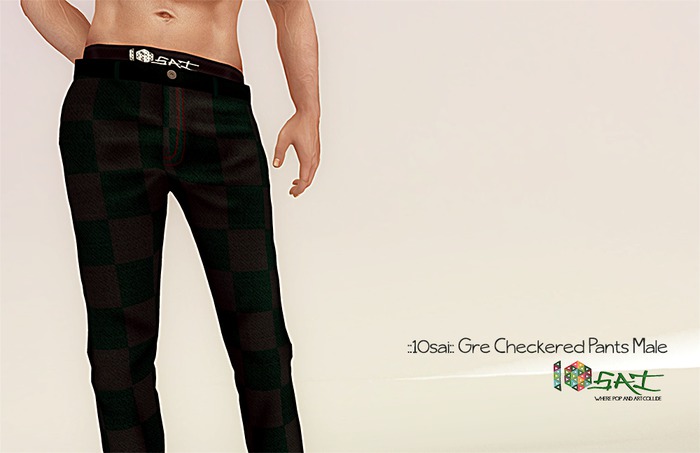 ::10sai:: Gre Checkered Pants Male **WEAR ME TO UNPACK!!**