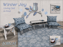 [CIRCA] - "Winter Joy" - Living Set in Frost