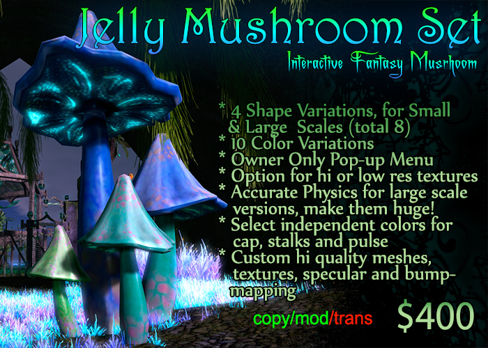 [CC] Jelly Mushroom Set